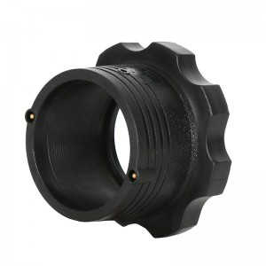HDPE Moulded Electro Fusion Stub Flange Stub End Flange Adaptor For Water Supply