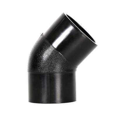 Polyethylene Pipe Fitting PE Elbow Bend 45°For Cold Water And Drainage